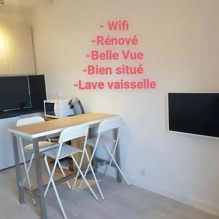 Tres Joli Studio, Vue Et Montagne Wifi Apartment *